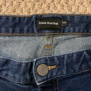 Frank and oak blue jeans